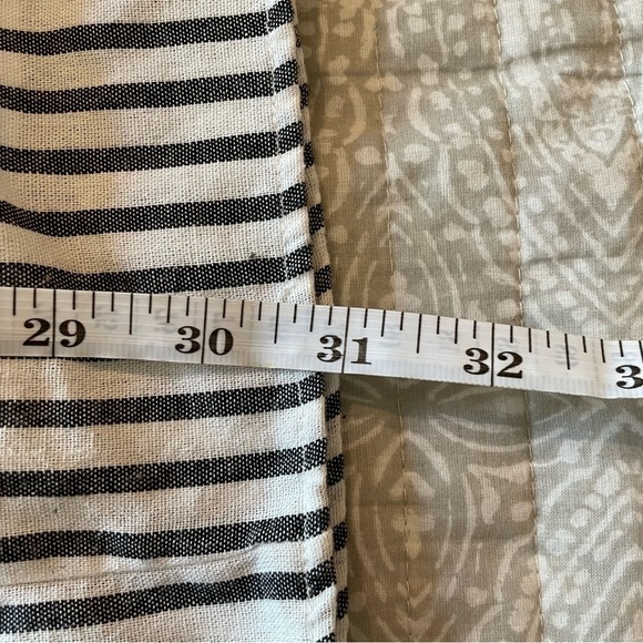 Sienna Sky Grey & White Striped Spaghetti Strap Faux Wrap Mini Dress Extra Small - Picture 10 of 10